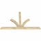 Ekena Millwork Richland Rough Sawn Timber Gable Bracket, Douglas Fir, 108"W x 68"H x 4"D x 6"F, 15/12 Pitch GBW108X68X0406RIC00RDF - alternate 3